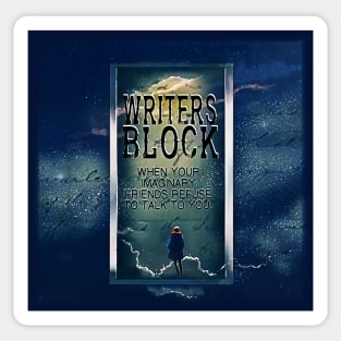 Writer's Block Sticker
